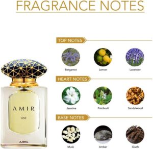 Ajmal Amir One 50 ml Eau de Parfum - Unisex - Afbeelding 4