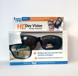 Toppers van TV HD Day Vision - Overzetbril - Zonnebril - Zwart - Afbeelding 2