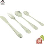 Villa Volance Roestvrij Stalen Kinderbestek Set - Animals - 4 Delig