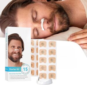 Anti Snurk Neusstrips - Neusspreider - Neuspleisters - Normale Huid - Magnetische Neusstrip - Starterskit - 15 stuks - Wit - Goede Nachtrust - Beigevriendelijk - Ideaal bij Verkoudheid en Allergieën - Afbeelding 8