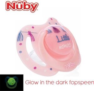 Nuby Natural Fopspeen 0-6m - Glow In The Dark - Afbeelding 2