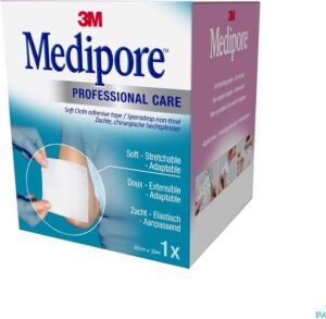 Medipore 3m Verb Elast Adh Rol 10cmx10m 1 2991p-2 - Afbeelding 3