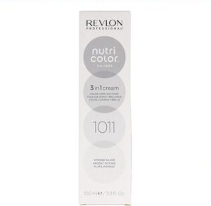 Permanente kleurcrème Revlon Nutri Color 1011 - Intense Silver 3 in 1 (100 ml) - Afbeelding 3