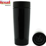 Resal Homeware Click & Go Travel Isoleerbeker Thermo Mug - Zwart
