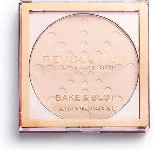 Makeup Revolution Bake & Blot Setting Powder - Lace - Afbeelding 4