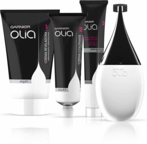 Permanent Dye Olia 1,10 Black Sapphire Garnier Ammonia-free (4 Pieces) - Afbeelding 3