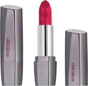 Deborah Milano Red Long Lasting Lipstick - Langhoudende Lippenstift - Satijnen Finish - 6 Peony Pink