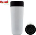 Resal Homeware Click & Go Travel Isoleerbeker Thermo Mug - Wit
