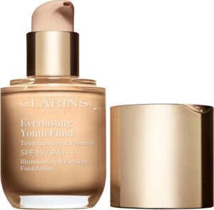 Everlasting Youth Fluid Foundation By Clarins #114-capuccino-30ml - Afbeelding 3