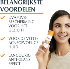 Zonnebrand Gel Eucerin Talgregulerende SPF 30 (50 ml) - Afbeelding 4