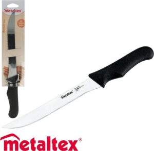 Metaltex Line Fileermes 31 cm Zwart/RVS - Afbeelding 2
