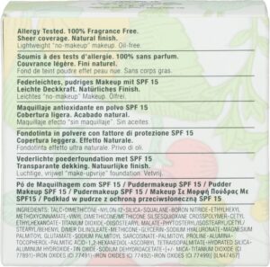 CLINIQUE Almost Powder Makeup SPF15 podk ad w pudrze z ochron  przeciws oneczn  01 Fair 10g - Afbeelding 3