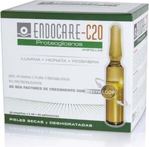 Endocare Radiance C20 Proteoglycans Oil-free Ampoules 30 X 2 Ml - Afbeelding 2