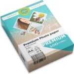 100 Vellen - Mega Pack Maxenza Glossy Fotopapier A4 210g/m² - Wit - FSC Gekeurd - Duurzaam & Hoogwaardig voor Perfecte Afdrukken