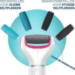 Scholl Velvet Smooth Electronic Foot Care System With Exfoliating Refill Head - Afbeelding 3