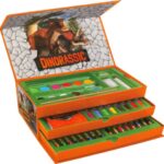 Dinorassic Kleur & Schilderkoffer - 42 Delig - Afbeelding 5
