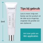Remescar Wallen en Donkere Kringen - Oogcreme met anti aging effect voor vrouwen, verwijdert wallen en donkere kringen in slechts 2 minuten, 8 ml voor maar liefst 180 applicaties - Afbeelding 4