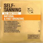 Zelfbronsende doekjes Natural & Fast Bronzing Comodynes (8 uds) (8 uds) - Afbeelding 3