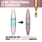 Maybelline Lash Sensational Mascara Waterproof Waterproof Mascara 9,4 Ml Black - Afbeelding 3