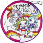 Poopsie Strandhanddoek Rond Strandlaken 130cm