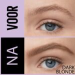 Maybelline New York - Express Brow Duo - 01 Dark Blonde - Blond Wenkbrauwpotlood en Poeder - Afbeelding 4