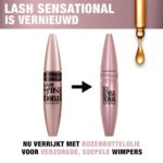 Maybelline Lash Sensational Mascara - Intense Black - Zwart - Afbeelding 4