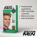 Just For Men Original Haarkleuring H25 Donkerblond - Haarverf voor Mannen - Professionele Grijsdekking in 5 Minuten - 100% Natuurlijke Uitstraling - Dekt tot 8 Weken - Vrij van Ammoniak - Afbeelding 3