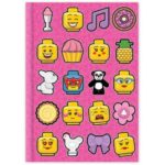 LEGO notitieboek roze