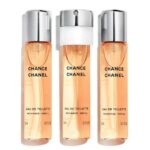 Chanel Chance Mini Edt Spray   2 Refills 3 X 21 ml for Women