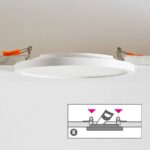 INSPIRE - LED inbouwspot dimbaar vlak MANOA - ÃƒÆ’Ã†â€™Ãƒâ€¹Ã…â€œ 17,3cm - 1550LM - 3000K/4000K - IP44 - 10,1W - wit - Afbeelding 5