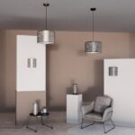 INSPIRE - Hanglamp 1 lamp - SLOTS - 1 x E27 60W - Ã˜38 CM - Metaal - Nikkel - Afbeelding 8