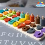 Maxenza PH05R005 Educatieve Houten Tablet Voor Kinderen Vanaf 3 jaar - Leer Tellen, Denken En Vormen Eigen Maken - Afbeelding 3