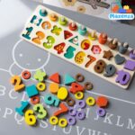 Maxenza PH05R005 Educatieve Houten Tablet Voor Kinderen Vanaf 3 jaar - Leer Tellen, Denken En Vormen Eigen Maken - Afbeelding 5