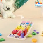 Maxenza PH05R005 Educatieve Houten Tablet Voor Kinderen Vanaf 3 jaar - Leer Tellen, Denken En Vormen Eigen Maken - Afbeelding 10