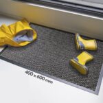 Deurmat Droogloopmat 60 x 40 cm - Grijs - Afbeelding 2