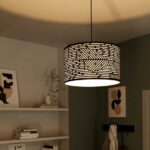 INSPIRE - Hanglamp 1 lamp - SLOTS - 1 x E27 60W - Ã˜38 CM - Metaal - Nikkel - Afbeelding 2