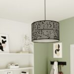INSPIRE - Hanglamp 1 lamp - SLOTS - 1 x E27 60W - Ã˜38 CM - Metaal - Zwart