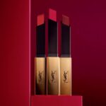 Yves Saint Laurent Make-Up Rouge Pur Couture The Slim Leather - Matte Lipstick Orange Desire 2.2gr - Afbeelding 7