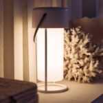 Inspire Piza 4000K USB Oplaadbaar RVS Metalen LED Tafellamp Buitenverlichting (IP44) - Wit - Afbeelding 8