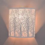 Inspire Forest Wandlamp (E14) 40W 5239-1WB - Mat wit - Gietijzer - Afbeelding 2