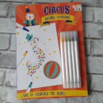 Kleurboek, circus, met stiften