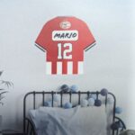 PSV Deur/Muursticker Met Herschrijfbaar Vlak Voor Naam