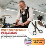 Maxenza Deluxe Textielschaar van 25cm in combinatie met een Meetlint van 150cm - Kleermakersschaar - Stoffenschaar - Afbeelding 66
