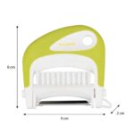 Dunschiller 3 in 1 Enrico Multi Peeler - Groen - 8x9x2cm - Dunschiller Borstel en Ontpitter - Roestvrijstalen Schilmesje - Schiller mesje - Keukengerei - Aardappelschilmesjes - Keukenmessen - Afbeelding 2