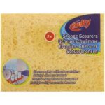 Schuursponzen 2 stuks | Geen Krassen | Geen Strepen | Reinigt Grondig