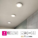 3-Stuks Inspire Kilia LED Inbouwspots Badkamer 480lm - 4000K - verlichting - 85mm - Wit - Waterdicht (IP65) - Afbeelding 3