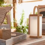 Inspire Cardea USB Oplaadbare Bamboe Tentlamp LED Sfeerverlichting - 2W - 150LM - 4000K - 32 x 14 cm - Afbeelding 3