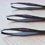 Beter - TWEEZERS with straight tip black steel 1 pz - Afbeelding 3