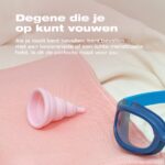 Intimina - Lily Compact Cup maat A - kleine menstruatiecup met plat opvouwbaar compact design - Afbeelding 2