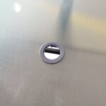 NATERIAL - Tuinmeubelset OVION - Rechthoekige tafel 168X88X73 cm - 6 klapstoelen - 1 parasol 293X300 cm - Aluminium - Staal - Glas - Textilene - Antraciet - Tuinmeubelen - Afbeelding 2